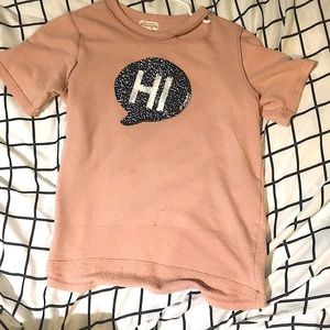 Flippy sequins shirt for girls.